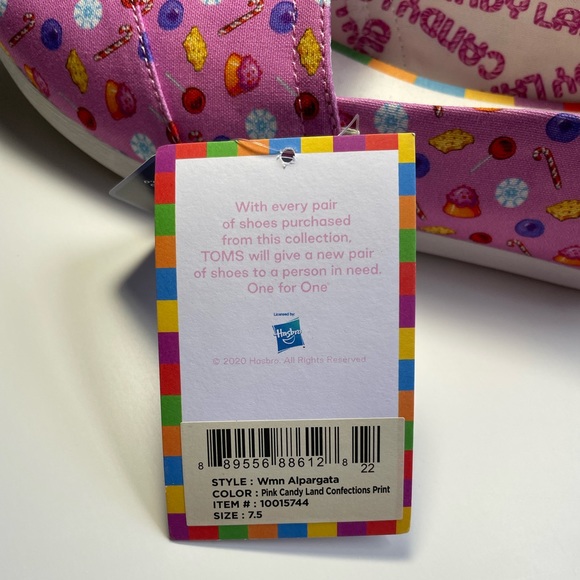 Candy Land TOMS LTD Edition NWT - Picture 8 of 10